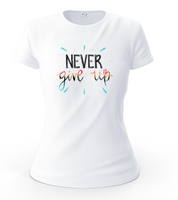 Never Give Up Graphic T