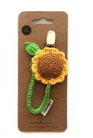 Sunflower Pacifier Clip
