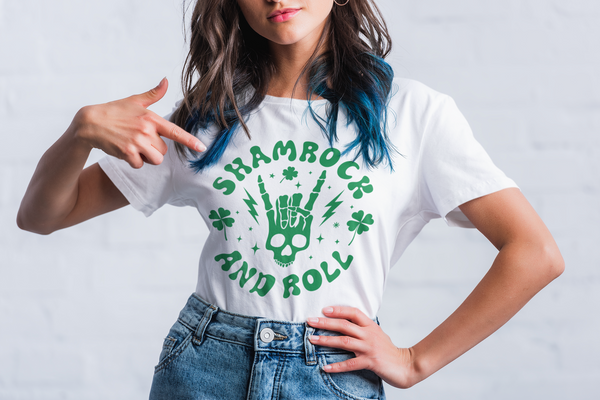 Shamrock and Roll Graphic T