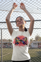 Butterfly graphic T